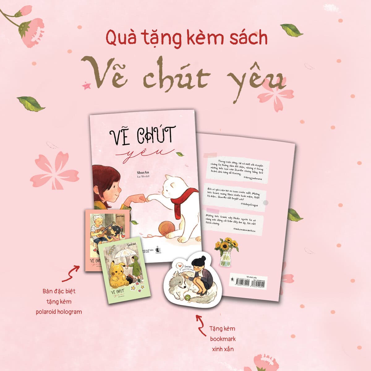 Vẽ Chút Yêu - Bản Đặc Biệt - Tặng Kèm 1 Obi + 1 Bookmark + 2 Polaroid Hologram